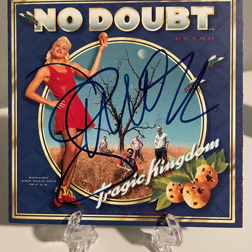 Gwen Stefani Signed In Person No Doubt Autograph Tragic Kingdom Booklet Auto
